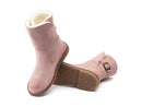 BIRKENSTOCK UPSALLA SHEARLING BOOTS LADIES SIZE 10 1020653 - SOFT PINK New