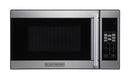 BLACK+DECKER 0.7 CU FT 700W MICROWAVE OVEN BLACK STAINLESS STEEL/BLACK - Like New