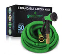 GROWGREEN 3/4 IN. X 50 FT. EXPANDABLE GARDEN HOSE 8-PATTERN SPRAY NOZZLE - GREEN - Brand New