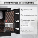 CALFEE SAFE BOX, FIREPROOF WATERPROOF SAFE CABINET - BLACK - Like New