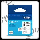 BROTHER P-TOUCH BTAG BTAG231 BLACK ON WHITE LABEL TAPE 1/2IN BY 13.1FT - Brand New