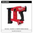 MILWAUKEE ELECTRIC M18 FUEL 18GA 1/4 NARROW CROWN STAPLER - RED/BLACK - Like New