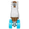 ROLLER DERBY CRUZE XR RUSH HIGHTOP WOMEN'S ROLLER SKATES QUAD W8 WHITE - Like New