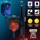 DULCE DOM PICKLEBALL PADDLES | SET OF 4 - 2x BLUE 2x RED - Like New