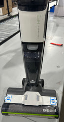 BISSELL CROSSWAVE HF3 CORDLESS MULTI-SURFACE WET-DRY VACUUM - WHITE/BLACK/GREEN - Like New