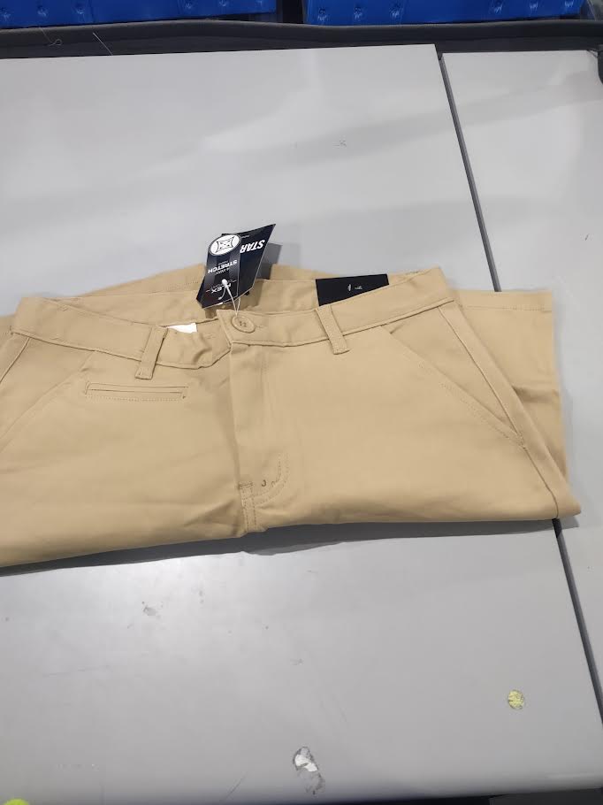 START SHORTS 4-WAY STRETCH FABRIC - SIZE: MEN 30 - KHAKI - Brand New