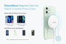 ANKER POWERWAVE MAGNETIC PAD LITE WIRELESS CHARGER 150CM CABLE - WHITE - Like New