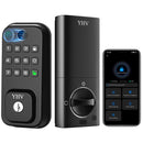 YHV KEYLESS ENTRY SMART DOOR LOCK CODE FINGERPRINT KEYPAD DEADBOLT CA-02 - BLACK - Brand New