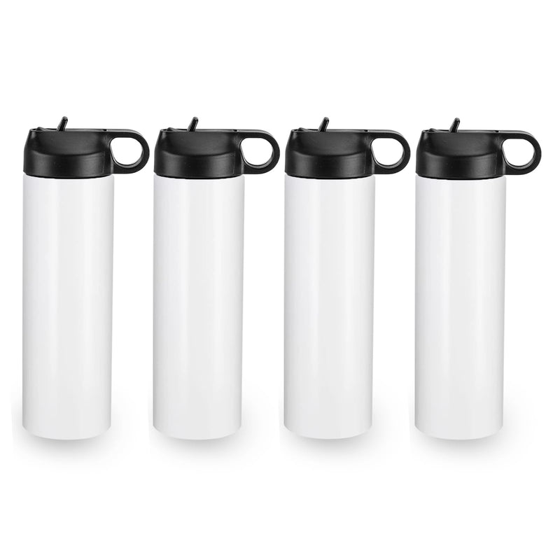 OFFNOVA Sublimation Water Bottle Blanks 20 oz Stainless Steel, White - Like New