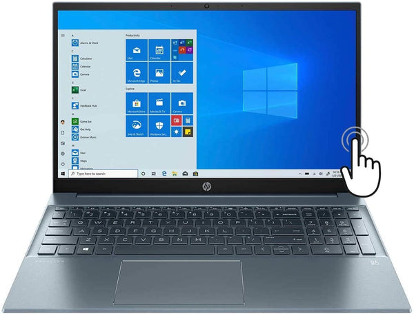 HP Pavilion Laptop 15.6 FHD TOUCH i7-1195G7 16GB 512GB SSD Blue 15-EG1073CL Like New