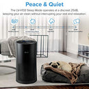 LEVOIT AIR PURIFIERS FOR HOME LARGE ROOM WITH AIR QUALITY MONITOR - BLACK - Like New