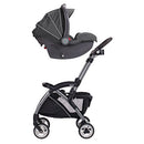 Graco SnugRider Elite Car Seat Carrier Lightweight Frame Travel Stroller - BLACK - Like New