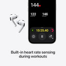 APPLE AIRPODS PRO 3 WIRELESS EARBUDS ACTIVE NOISE CANCELLATION USB-C CHARGING - Like New