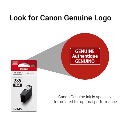 Canon PG-285 Genuine Black Ink Cartridge, Compatible with TR7820, TS7720/7722 - Brand New