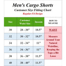 BLU ROCK ROAMING SOUL COTTON FLEX STRETCH CARGO SHORTS - SIZE: MEN 30 - CHARCOAL - Brand New