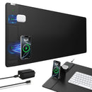 ABC.MAT WIRELESS CHARGING MOUSE PAD FOLDABLE PHONE HOLDER 20W PD ADAPTER - BLACK - Like New
