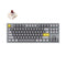 KEYCHRON Q3 QMK KEYBOARD GATERON PRO BROWN HOT SWAPPABLE SWITCHES - SILVER GRAY - Like New