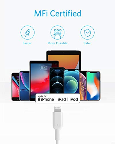ANKER USB C TO LIGHTNING CABLE 6FT MFI POWERLINE II FOR IPHONE 14 SPACES GRAY - Like New