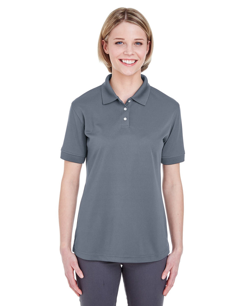 U8315L UltraClub Ladies' Platinum Piqué Polo TempControl New