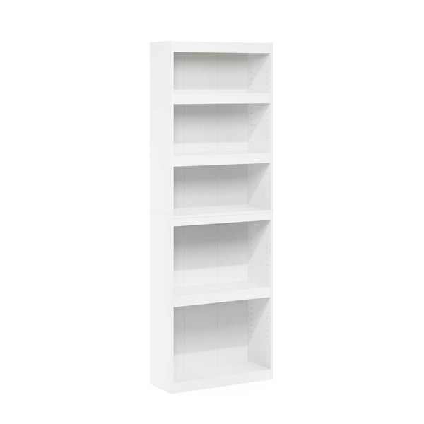 FURINNO JAYA ENHANCED HOME 5-TIER SHELF BOOKCASE 22062WH - WHITE - Like New