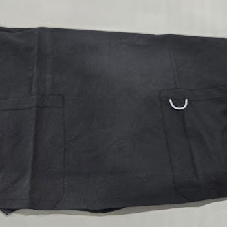 EMPIRE TREND SCRUB TOP, 98% POLYESTER, 4% SPANDEX - SIZE: XL - BLACK - Brand New