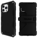 PELUCAN SHIELD BRUSHED ALUMINUM [21FT GRADE DROP] PHONE CASE - BLACK - Like New
