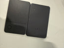 HUTHUR WALLET TRACKER CARD WORKS APPLE FIND MY(IOS ONLY) 2 PACK - BLACK - Like New