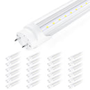 SHINESTAR 24 PACK T8 LED BULBS 4-FOOT 18W 2200LM 5000K DAYLIGHT CLEAR COVER - Like New