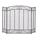 Modern Fireplace Screen Contemporary Rustic Classic Screens Black B077836MFX - Brand New