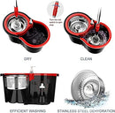 Spin Mop and Bucket, 360 Mop and Bucket with Wringer Set 3 Mop Heads - Brand New