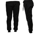 GALAXY BY HARVIC MEN'S SLIM FIT FLEECE JOGGER PANTS MEN XL BLACK - Brand New
