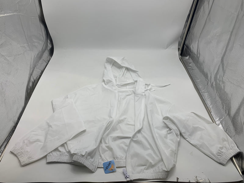 GENERIC WOMEN'S CROP TOP HOODIE - SIZE: WOMEN S - WHITE - Brand New