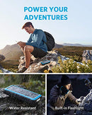 ANKER POWERCORE SOLAR 20000 18W USB-C POWER BANK 20,000 MAH - BLACK/BLUE - Like New