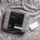 TENCEL LYOCELL EUCALYPTUS COOLING SHEET SET - GRAY - QUEEN - Like New