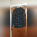 LEGENDARY WHITETAILS THE ORIGINAL BUCKCAMP FLANNEL - MEN L - PLAID SMOKY MOUTAIN - Brand New