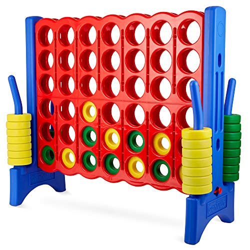 GIANTVILLE GIANT 4 IN A ROW CONNECT GAME 4 FEET WIDE BY 3.5 - Scratch & Dent
