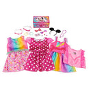 JUST PLAY DISNEY JUNIOR MINNIE MOUSE BOWDAZZLING DRESS-UP SIZE 4-6X - MULTI - Like New