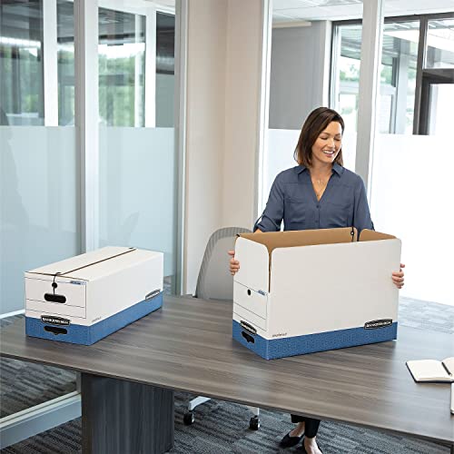 BANKER'S BOX LIBERTY HEAVY-DUTY STORAGE BOXES LETTER 12 PACK BANKERS-00011 - Like New