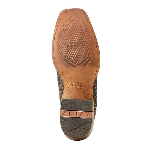 10046998 ARIAT MEN'S WESTERN BOOT EE WIDE 7.5 M CHARCOAL/BLUE GLORY - Like New