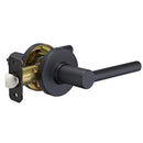 AMAZON BASICS CONTEMPORARY MADISON PASSAGE DOOR LEVER, TM24982, MATTE BLACK - Like New