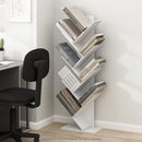 FURINNO TREE BOOKSHELF 9-TIER FLOOR STANDING TREE BOOKCASE - WHITE - Like New