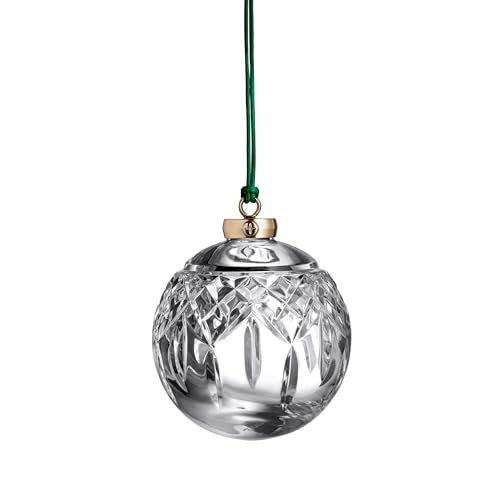 WATERFORD LISMORE BAUBLE ORNAMENT 1071524 - CLEAR - Like New