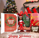 Culturefly Snoop on a Stoop 2023, Snoop Elf Doll, Box Toy - Red - Brand New