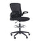 AMAZON BASICS MID-BACK MESH OFFICE CHAIR STOOL ADJUSTABLE FOOTREST FLIP-UP ARMS - Like New