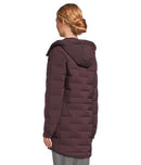 OL0545 MOUNTAIN HARDWEAR WOMEN'S STRETCHDOWN PARKA SIZE XS BLACKBERRY - Brand New
