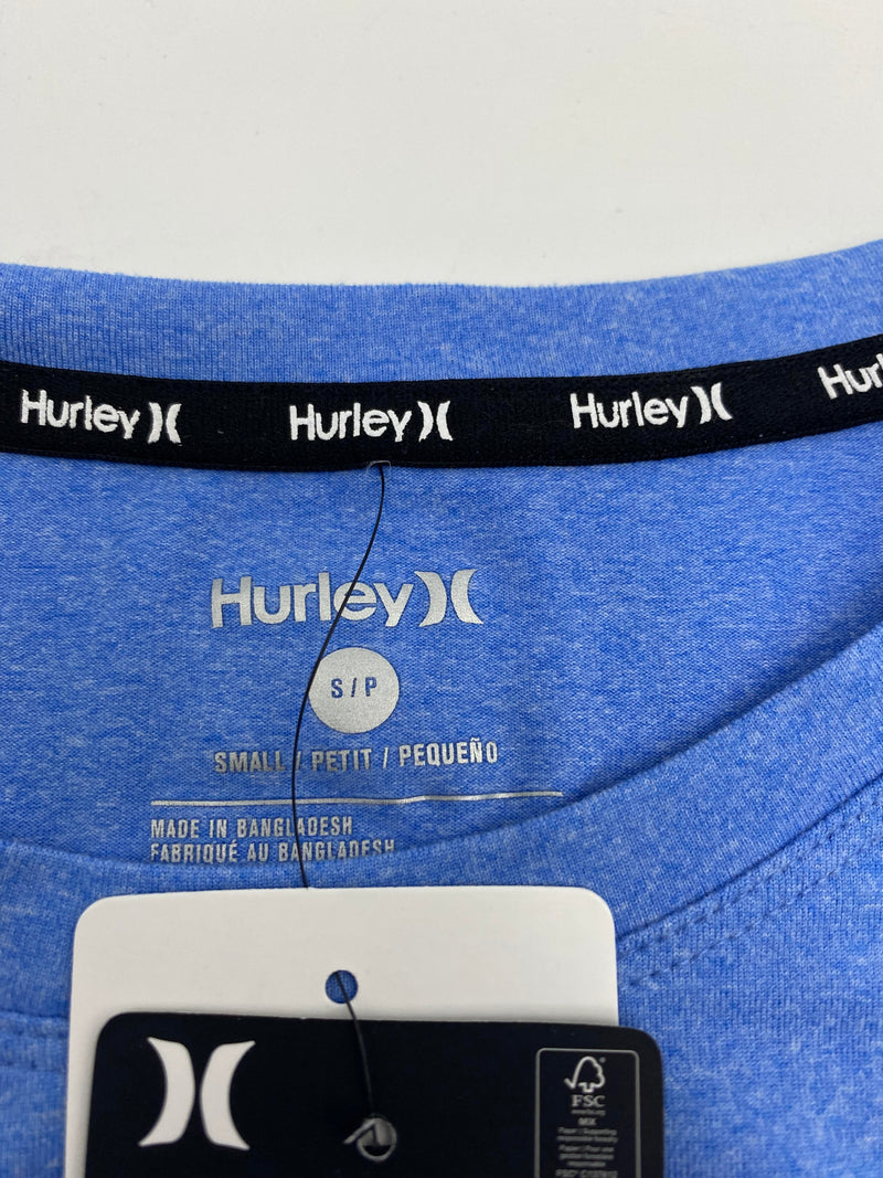 HURLEY EXIST BREATHE TANK HEATHERED POLY SPAN - SIZE: MEN S - AQUIFER - Brand New