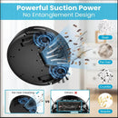 ROPVACNIC Robot Vacuum Cleaner with 3000Pa Cyclone Suction - BLACK - Like New