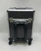 GENERIC 20" ROLLING COSMETICS ORGANIZER, FOLDING TRAYS - BLACK DIAMOND SPARKLES - Like New