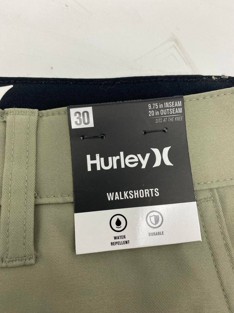HURLEY VENTURE WALKSHORTS - SIZE: MEN 30 - IGUANA - Like New