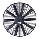 SPAL 30100401 Pusher Fan 16In Use W/ 15Amp Fuse at 13V 1 Pack - Black - Brand New